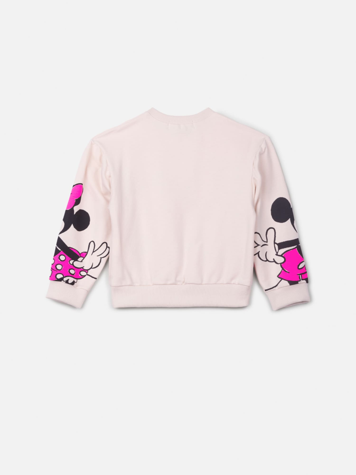 Casaco Infantil Animê Inverno Bege Minnie e Mickey Disney