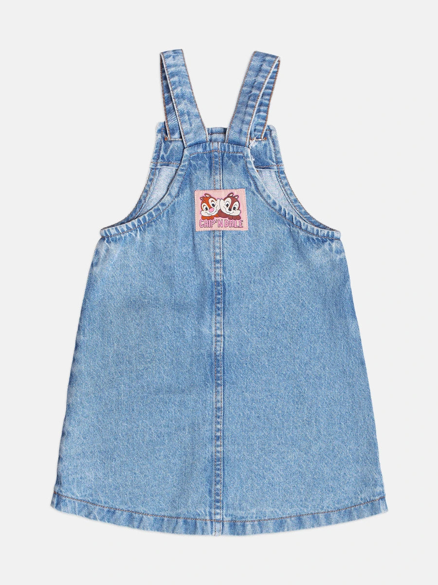 Salopete Infantil Momi Inverno Jeans Tico e Teco Disney