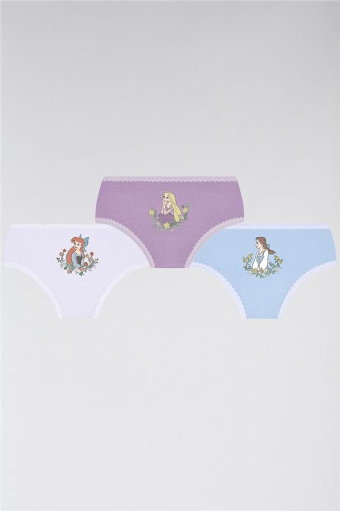 Kit Calcinha Infantil Lupo Princesas Disney