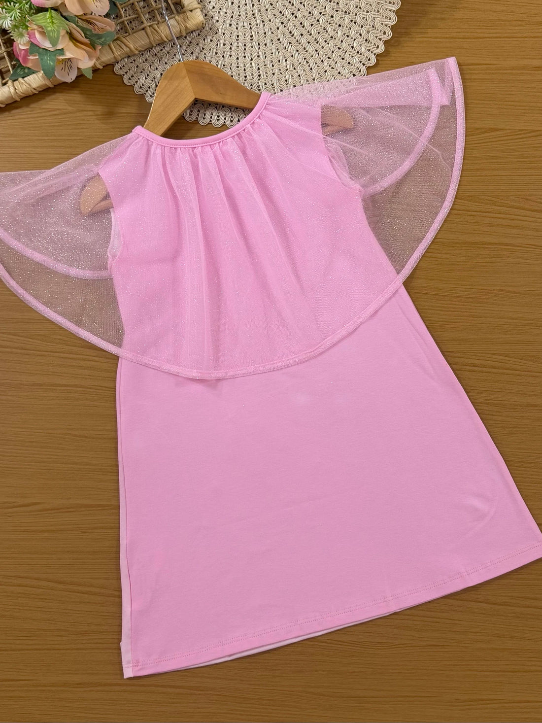 Vestido Infantil Cinti Verão Rosa Happy