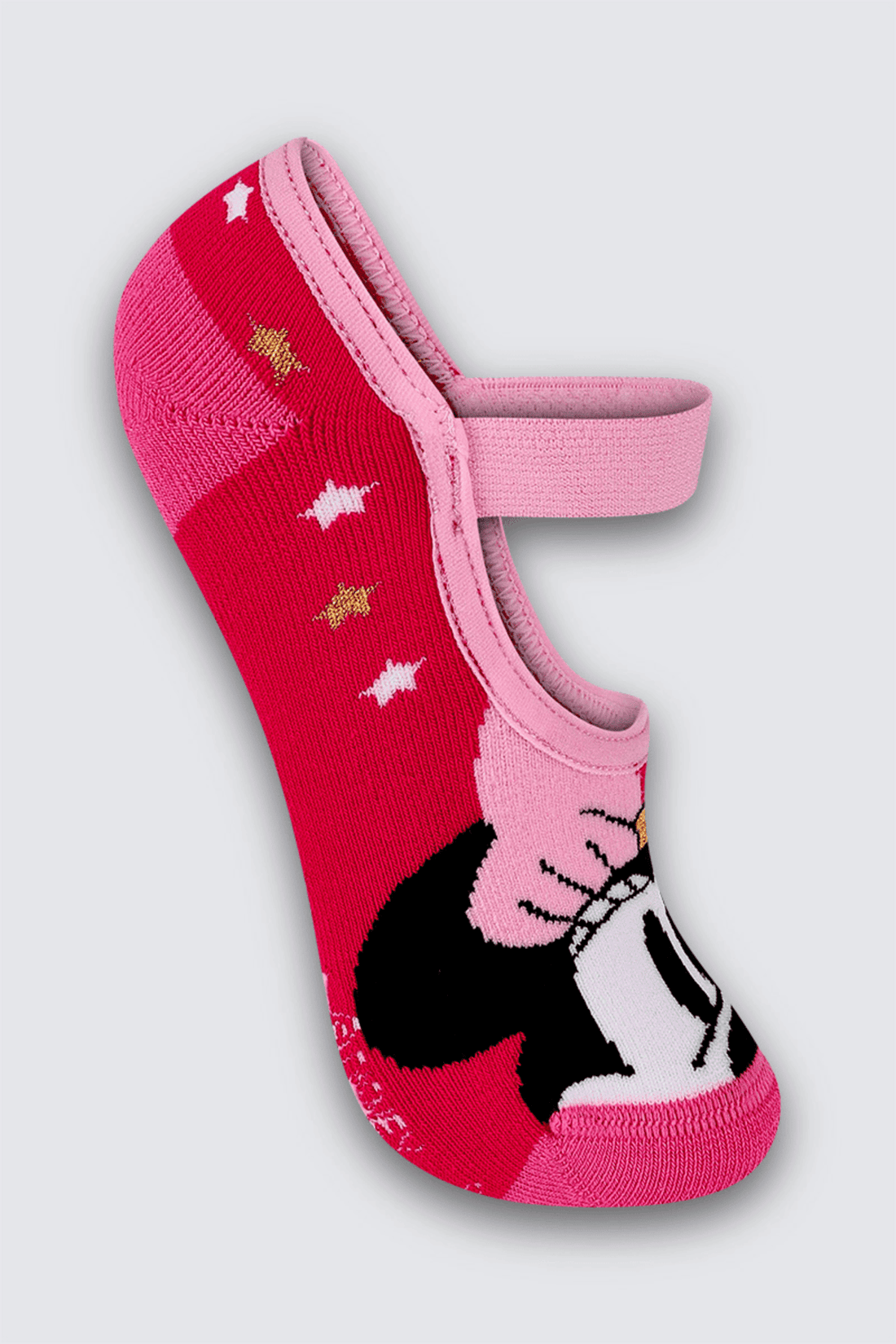 Meia Infantil Lupo Sapatilha Antiderrapante Minnie Disney