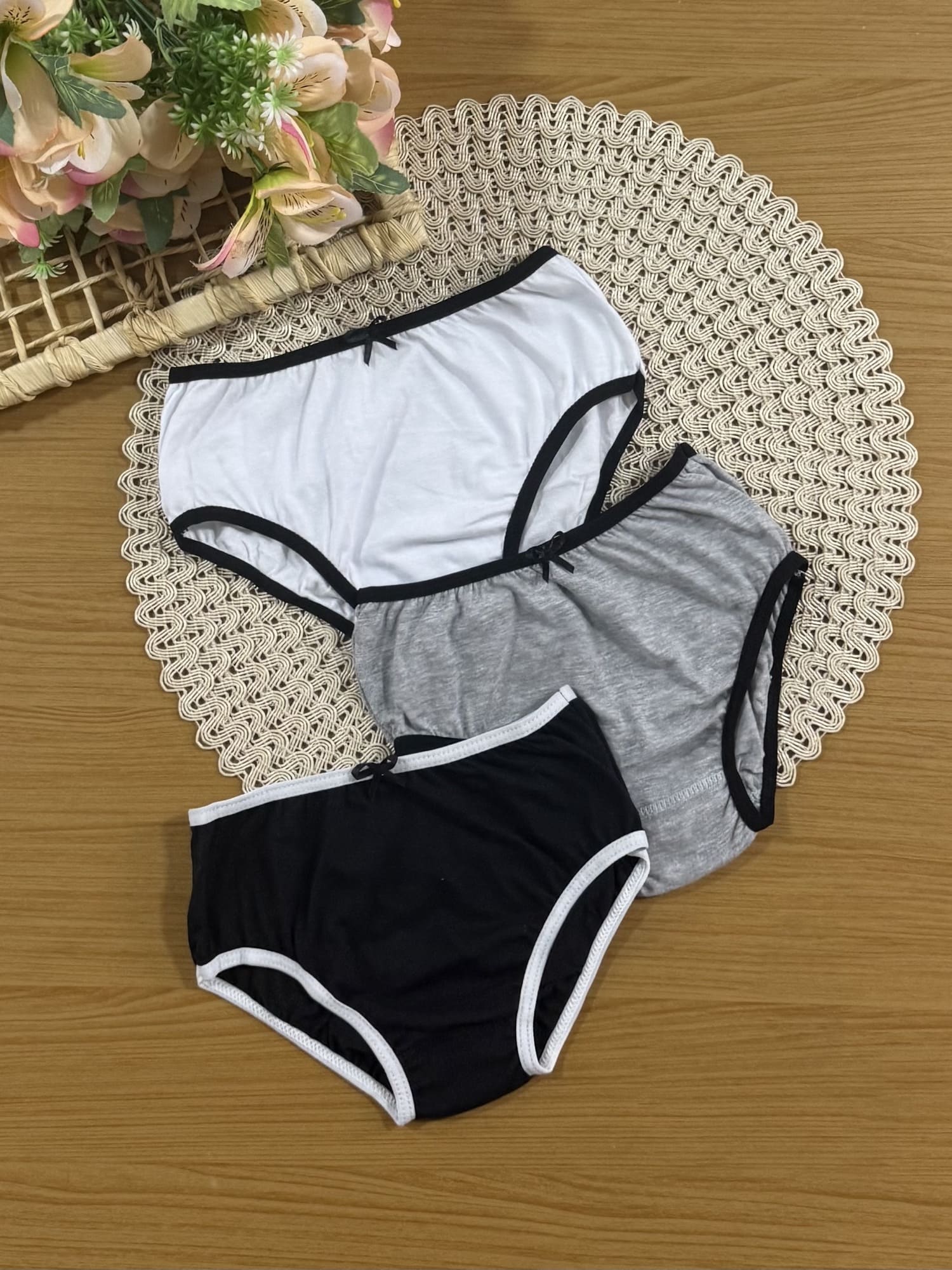 Kit Calcinha Infantil Lupo Básica