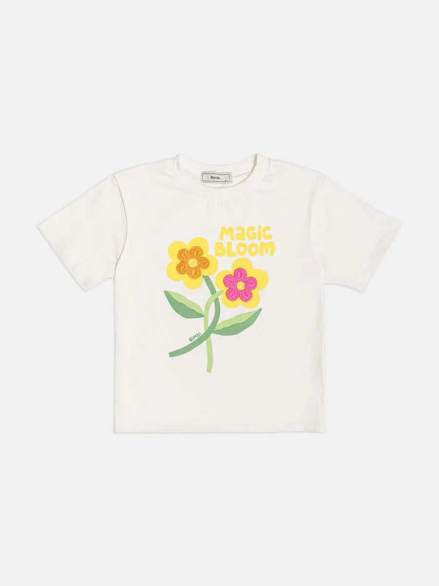 Blusa Infantil Menina Bimbi Branca Magic Bloom