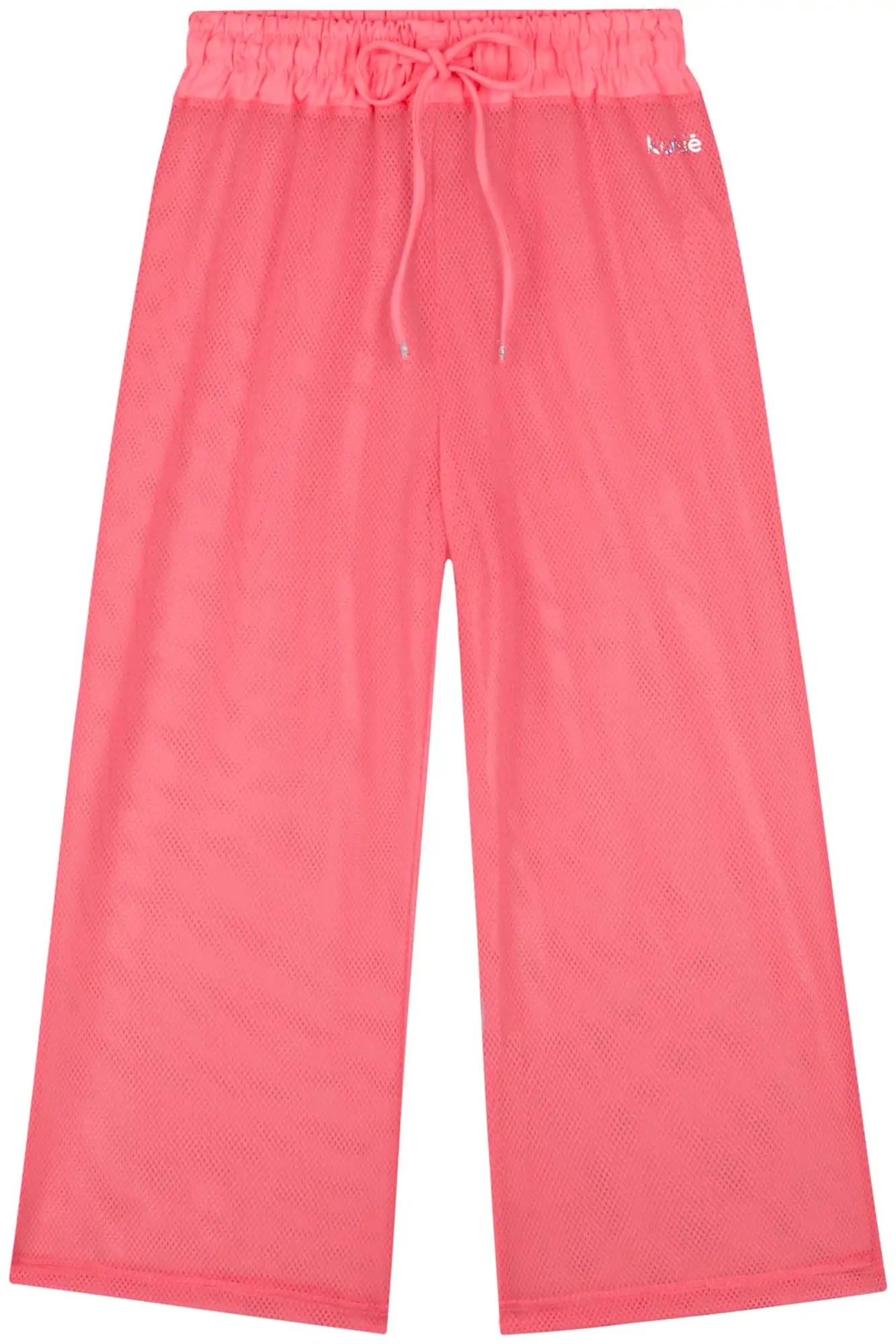 Calça Infantil Kukiê Verão Rosa Neon em Tela