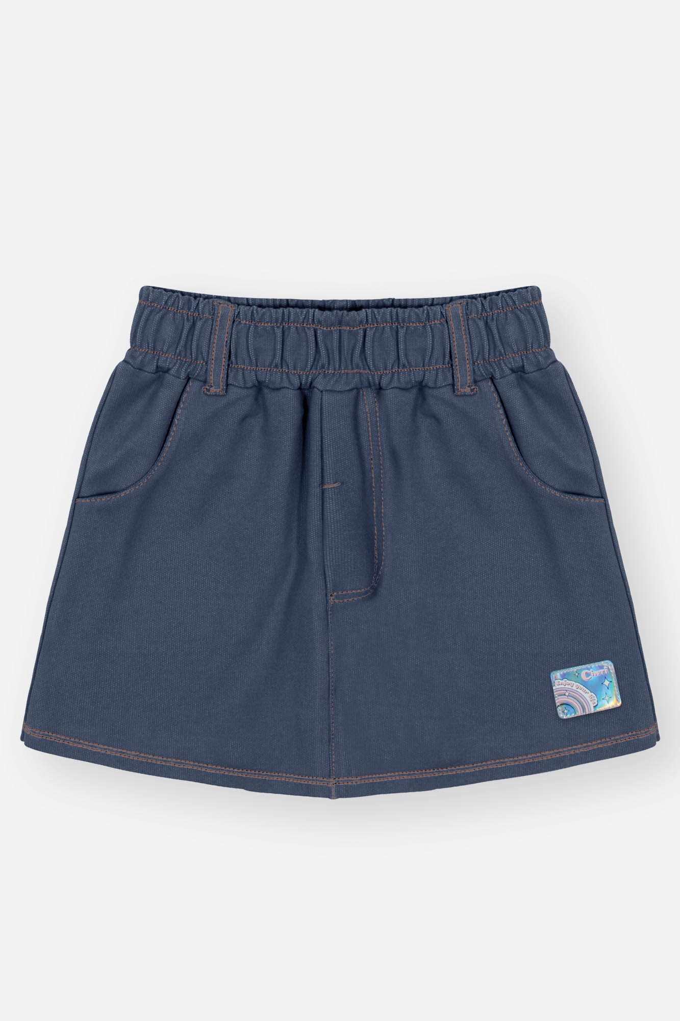Conjunto Infantil Cinti Inverno Shorts Saia e Blusa Lilás Unicórnio