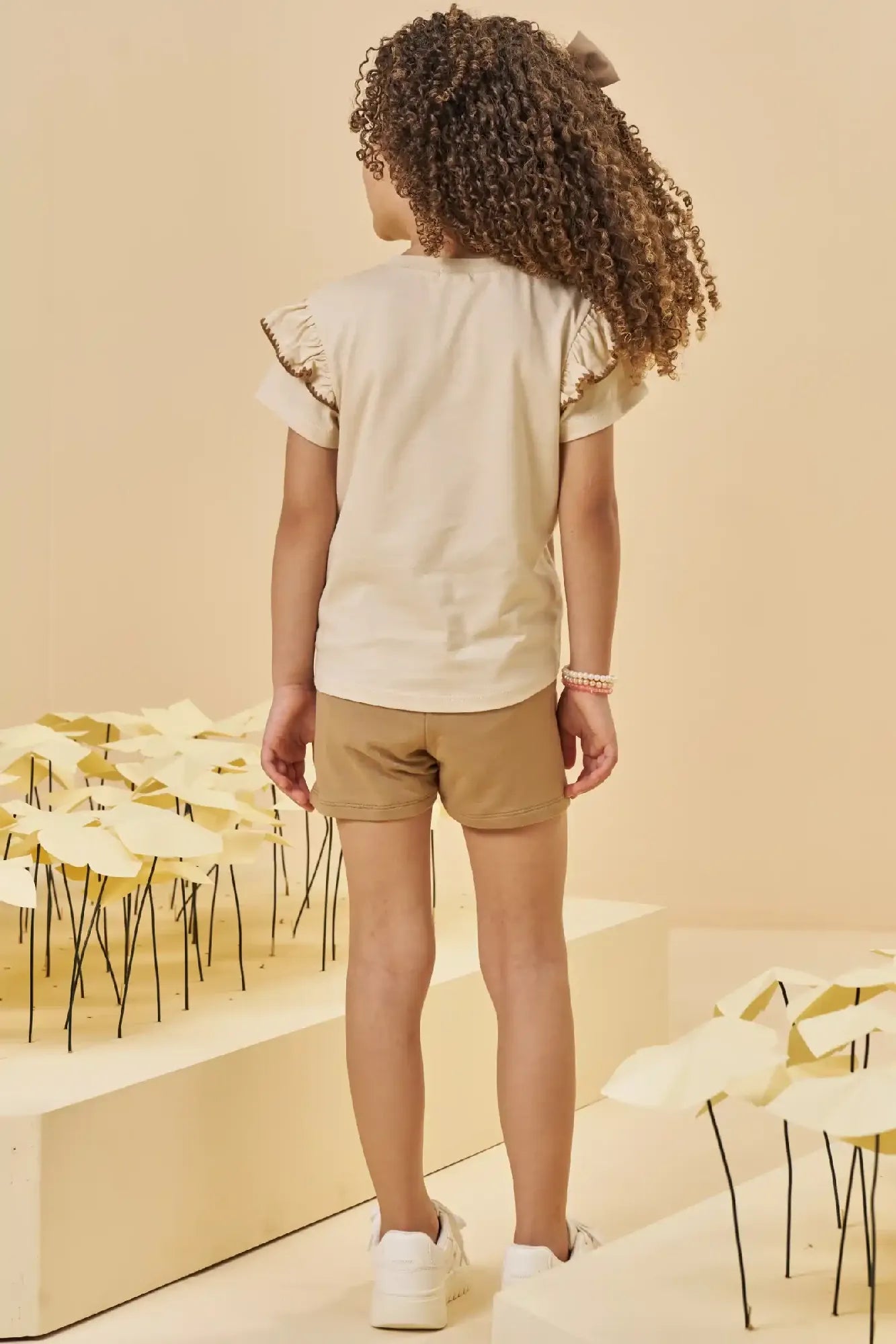 Conjunto Infantil Menina Kukiê com Short-Saia e Blusa Menina Boiadeira