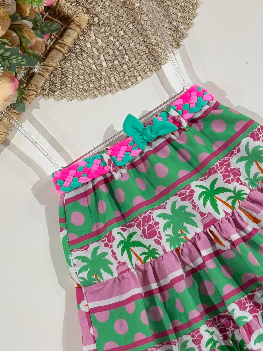 Saia Infantil Siri Kids Colorido Diana Tropicandy 43050