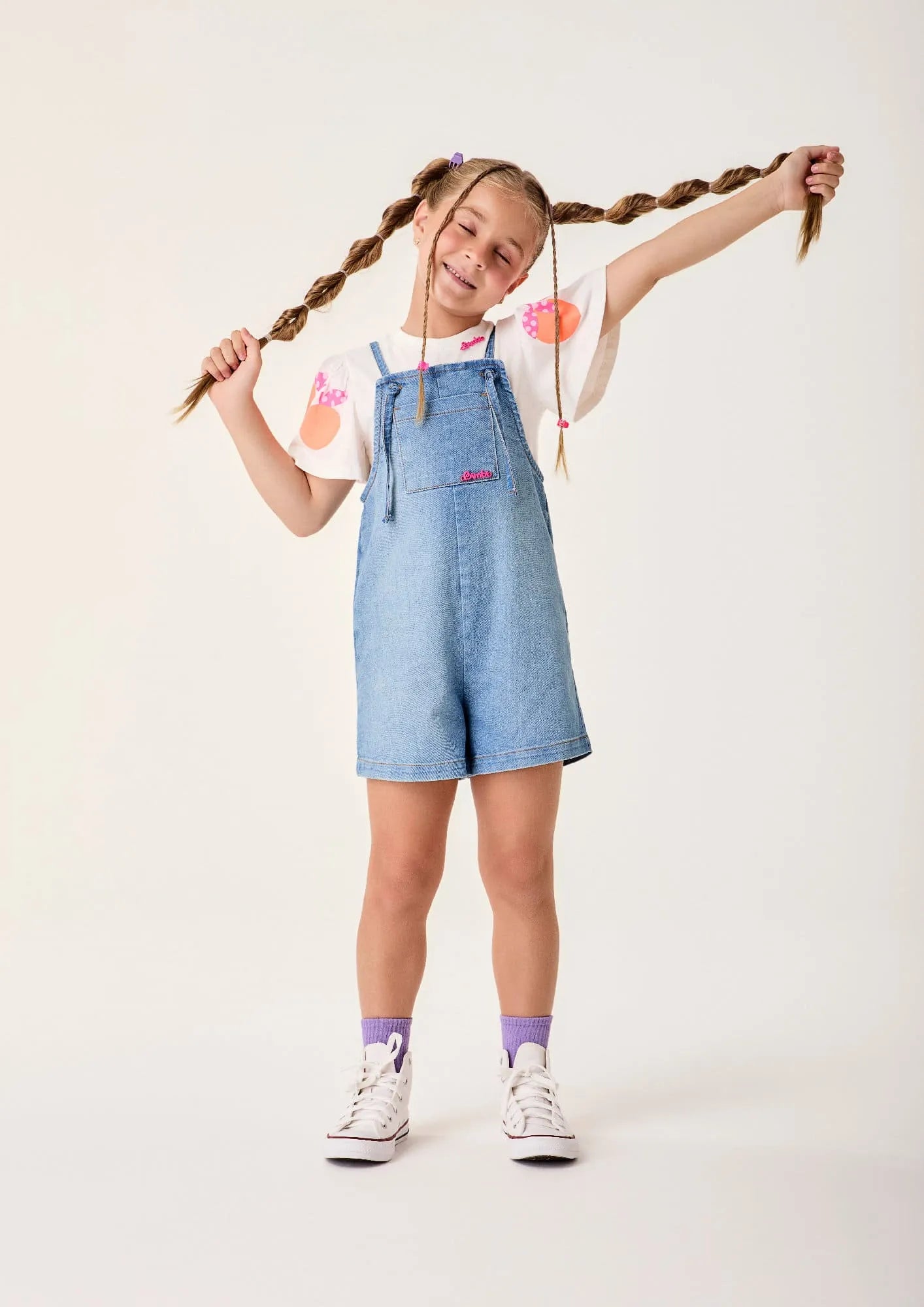 Blusa Infantil Menina Bimbi Branca Frutinhas