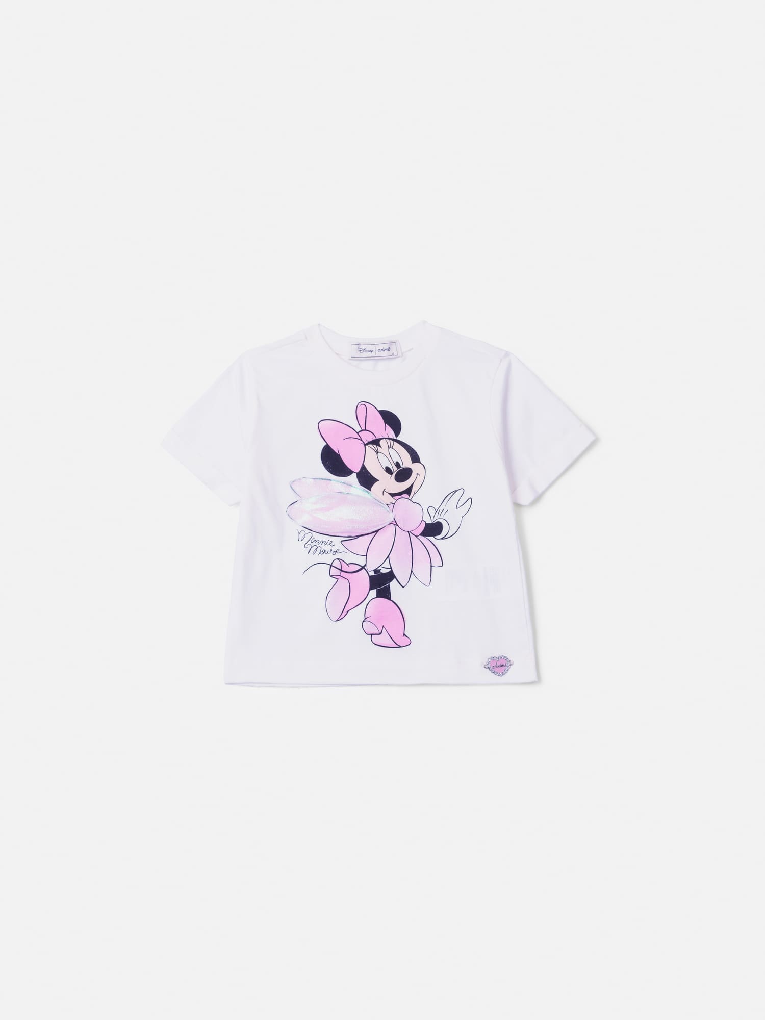 Blusa Infantil Animê Verão Braca Minnie Fadinha Disney