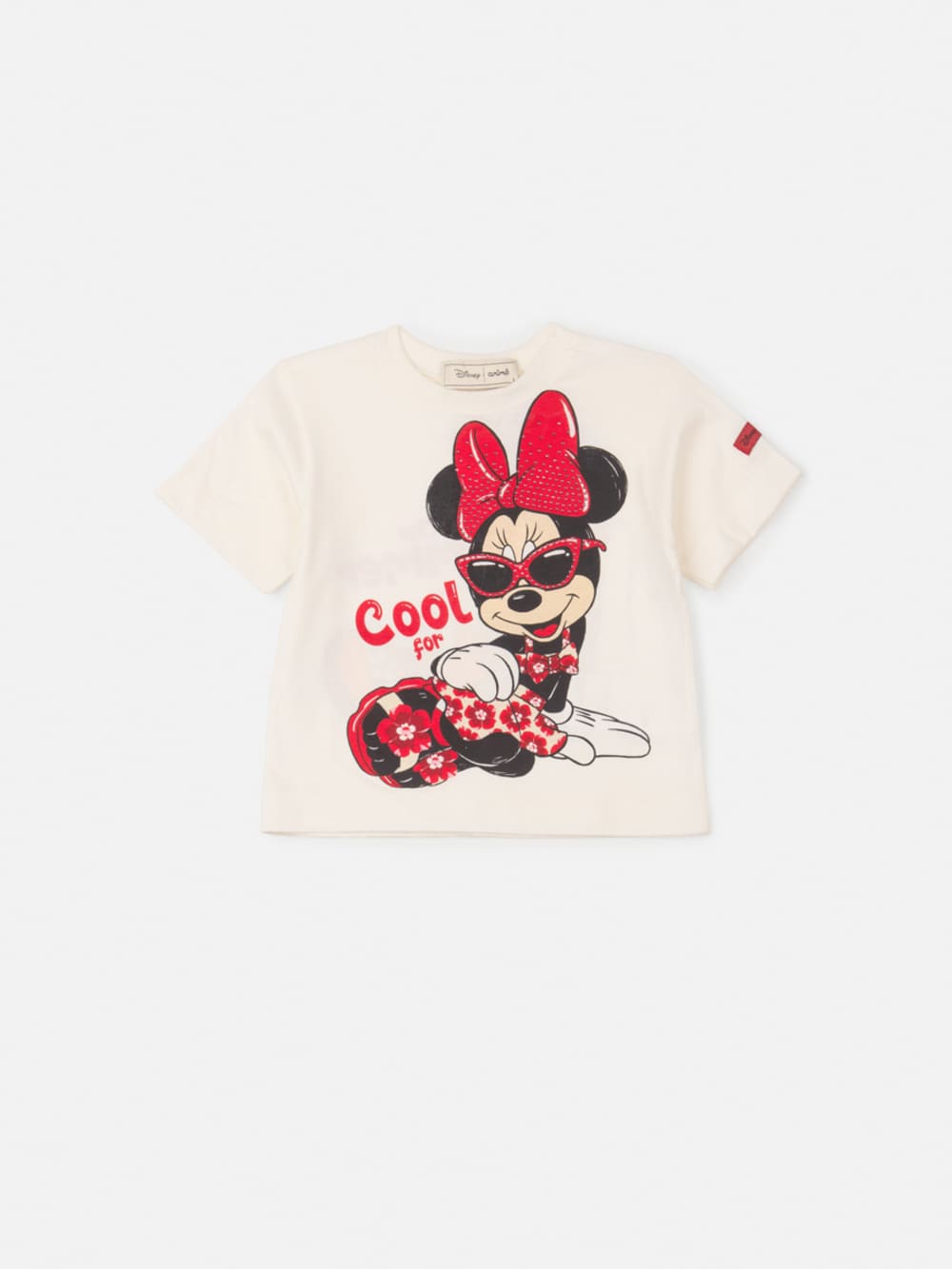 Blusa Infantil Animê Verão Minnie Vermelha Disney