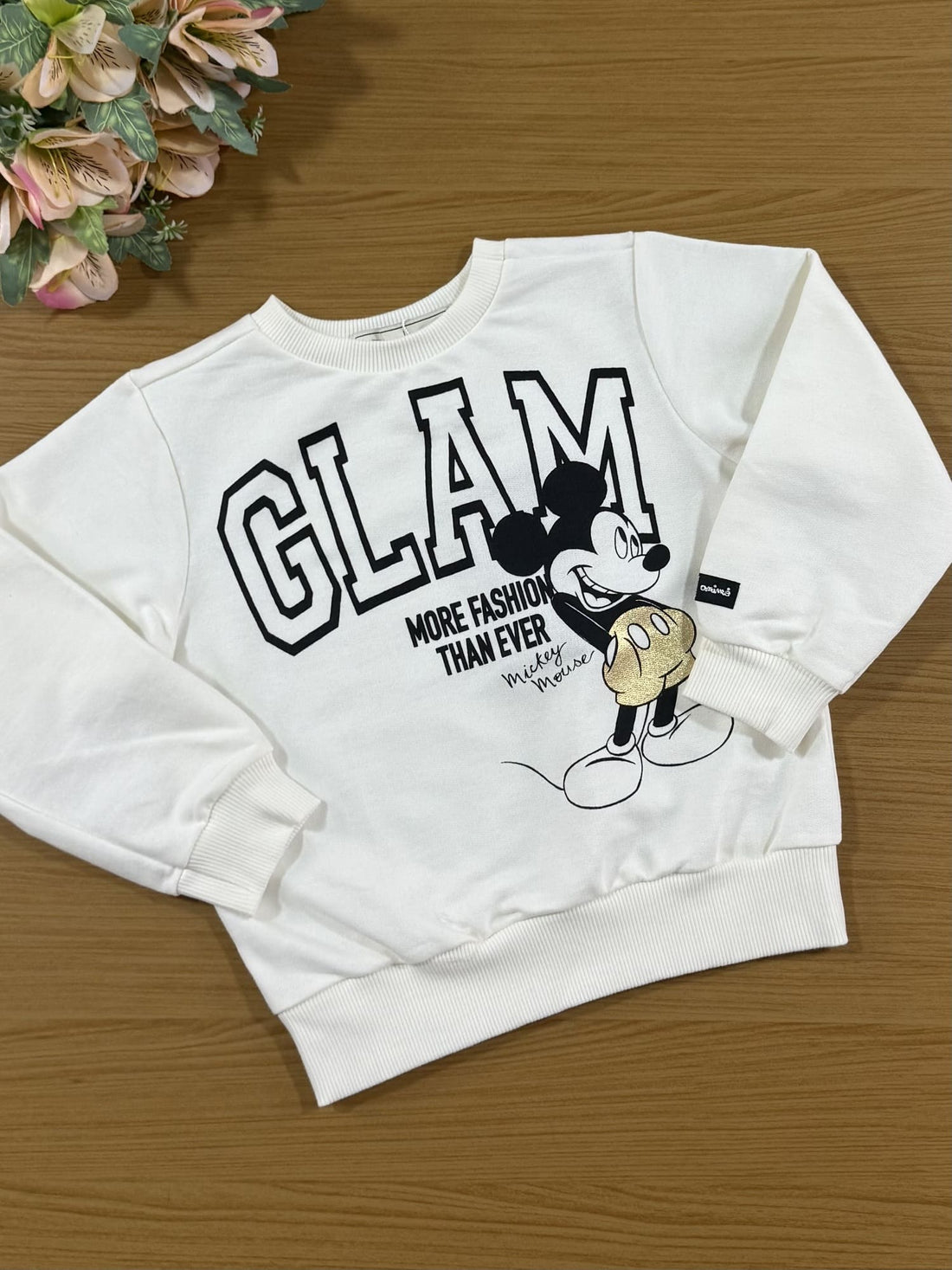 Conjunto Infantil Animê Inverno com Saia e Casaco Mickey Disney