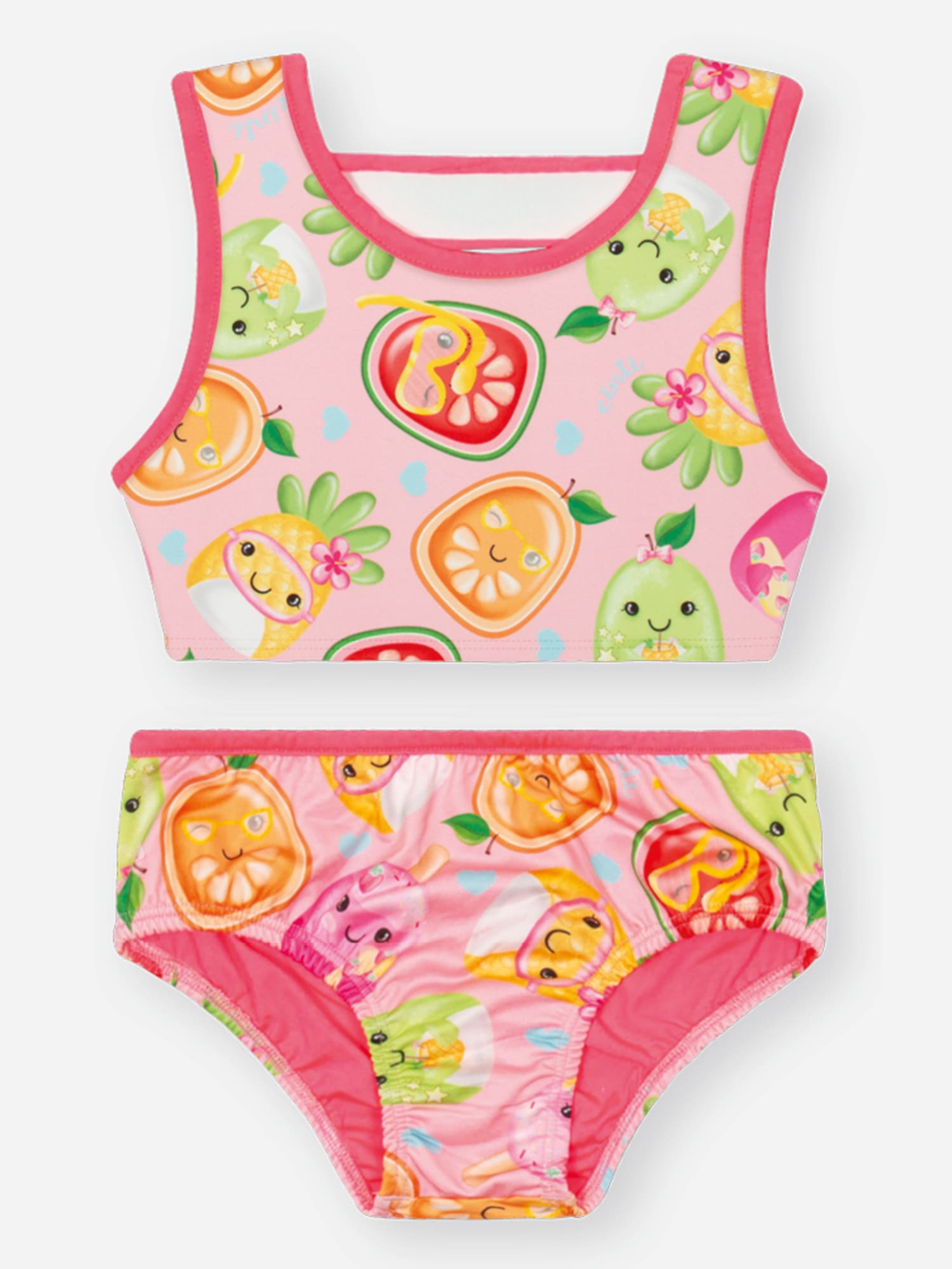 Biquíni Infantil Cinti Verão Rosa Frutinhas