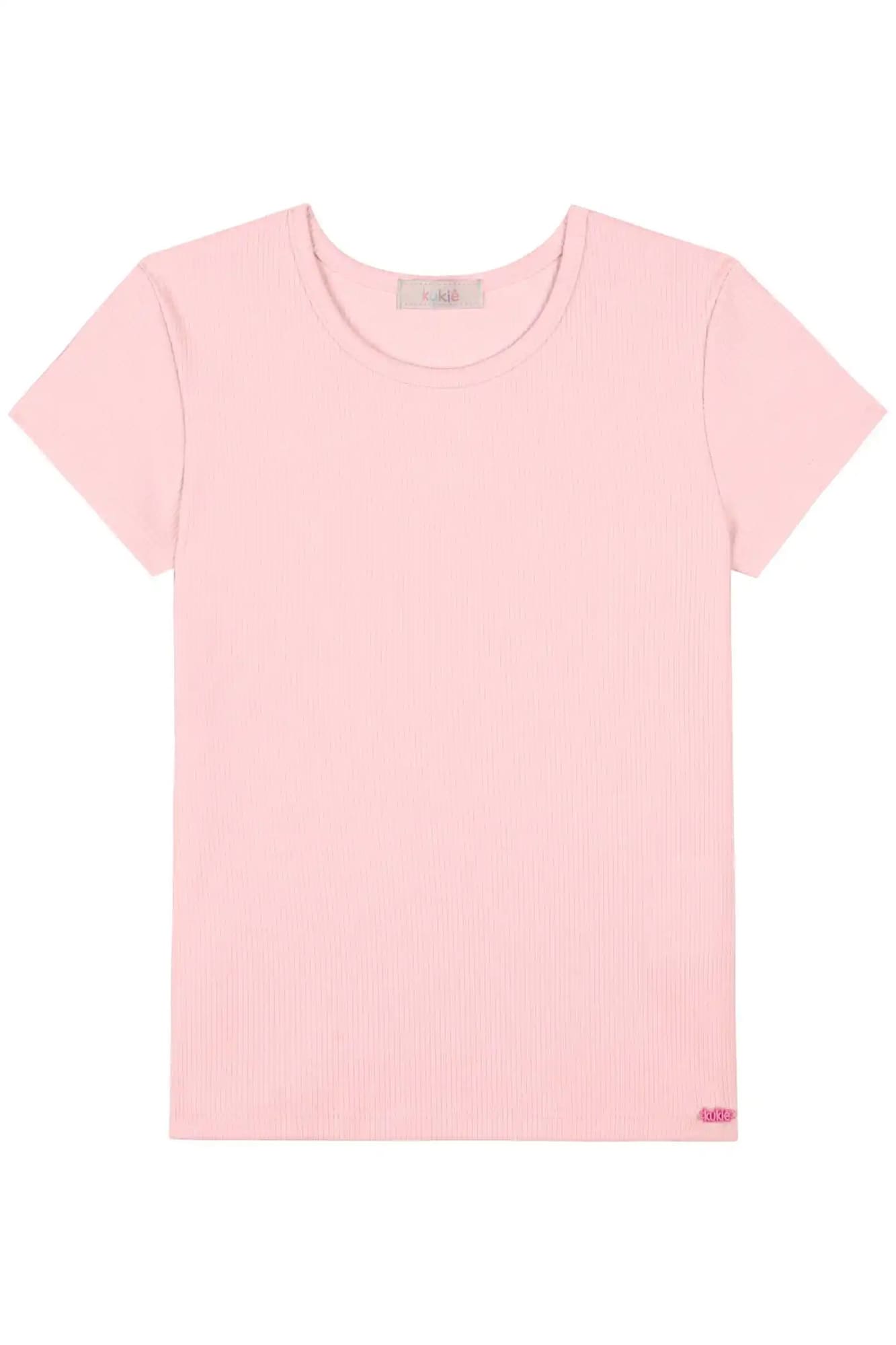 Blusa Infantil Kukiê Verão Canelado Rosa