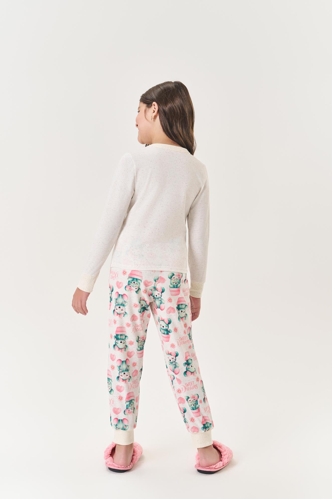 Pijama Infantil Cinti Inverno Calça e Blusa Cactos