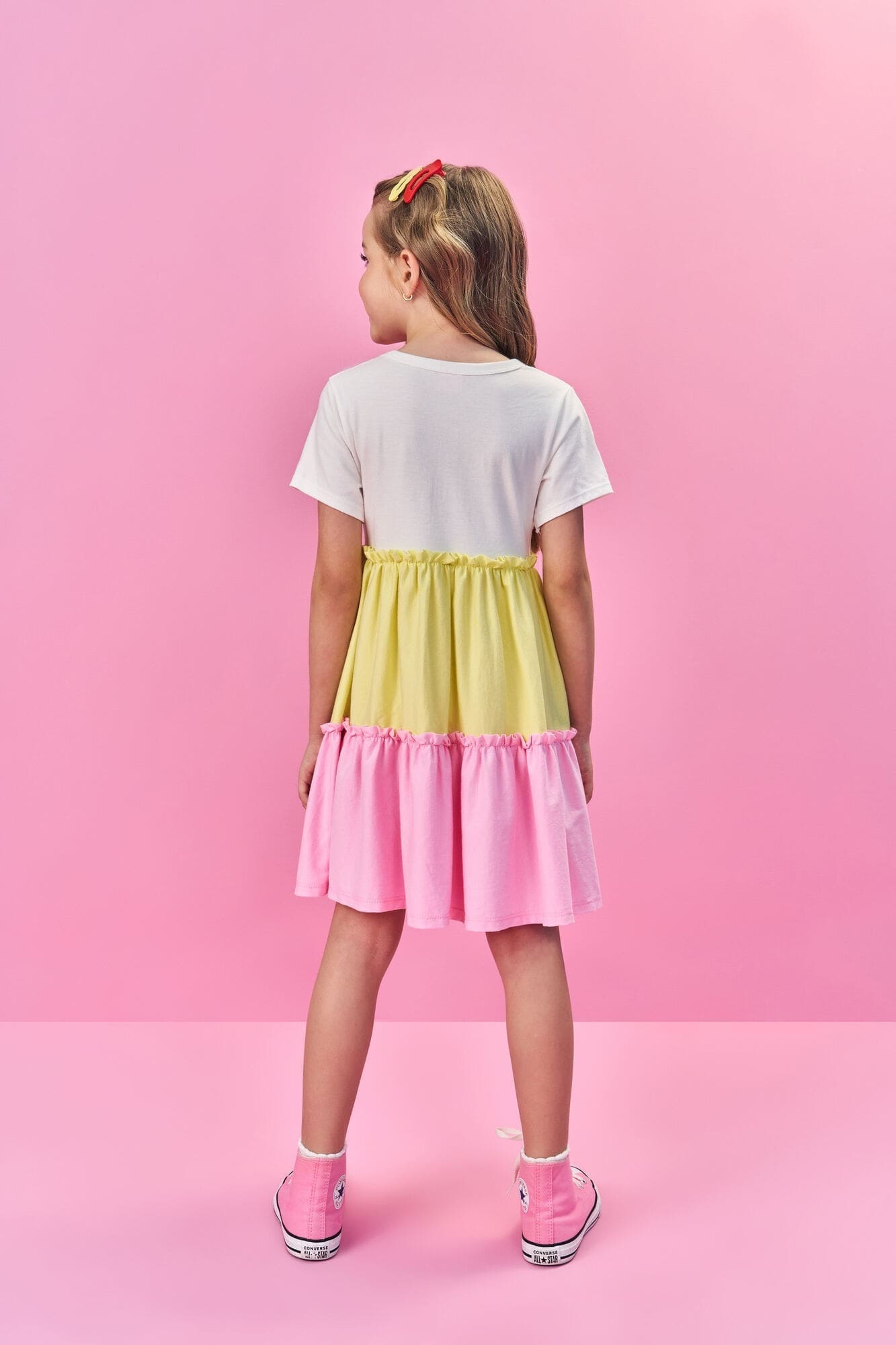 Vestido Infantil Cinti Verão Três Marias com Bolsinha