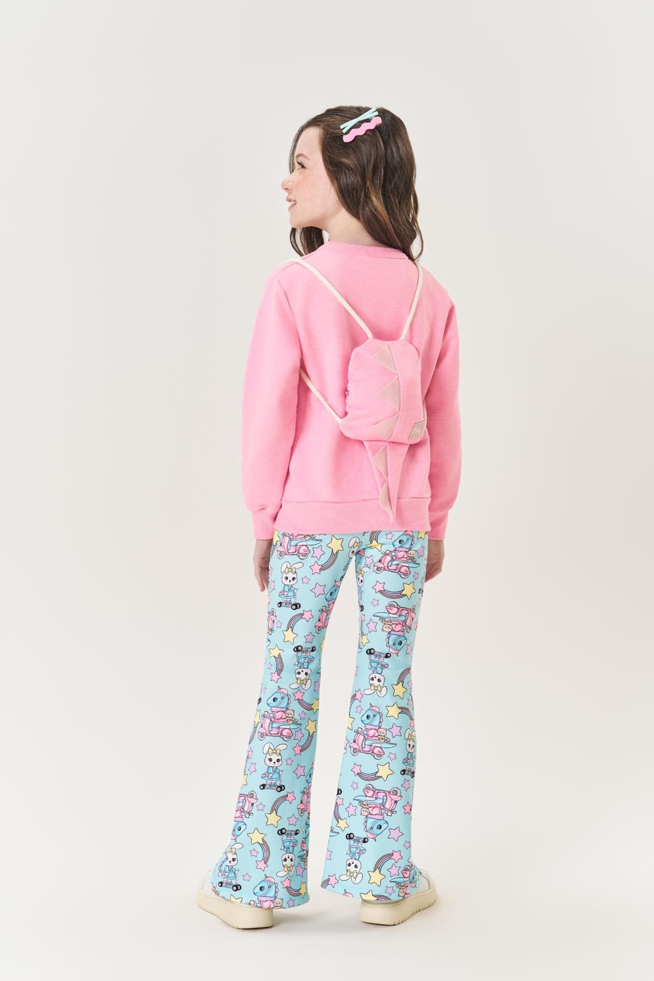 Conjunto Infantil Cinti Inverno Calça e Blusa Dino com Mochila