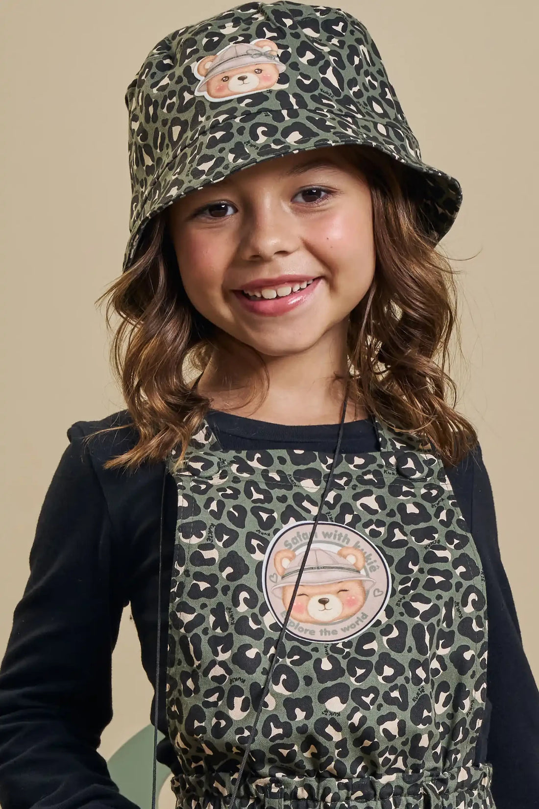 Bucket Infantil Kukiê Inverno Verde Camuflado