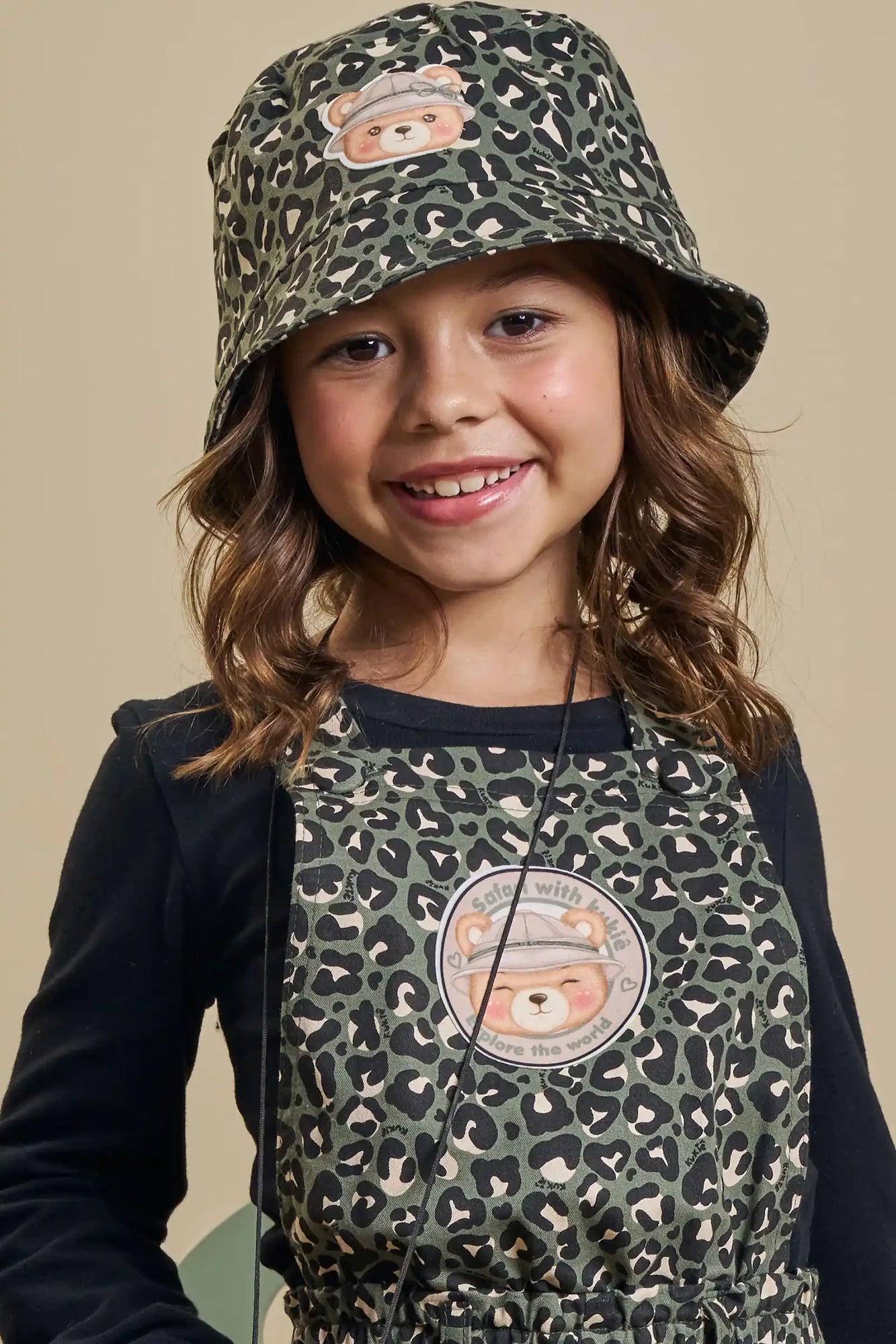 Bucket Infantil Kukiê Inverno Verde Camuflado
