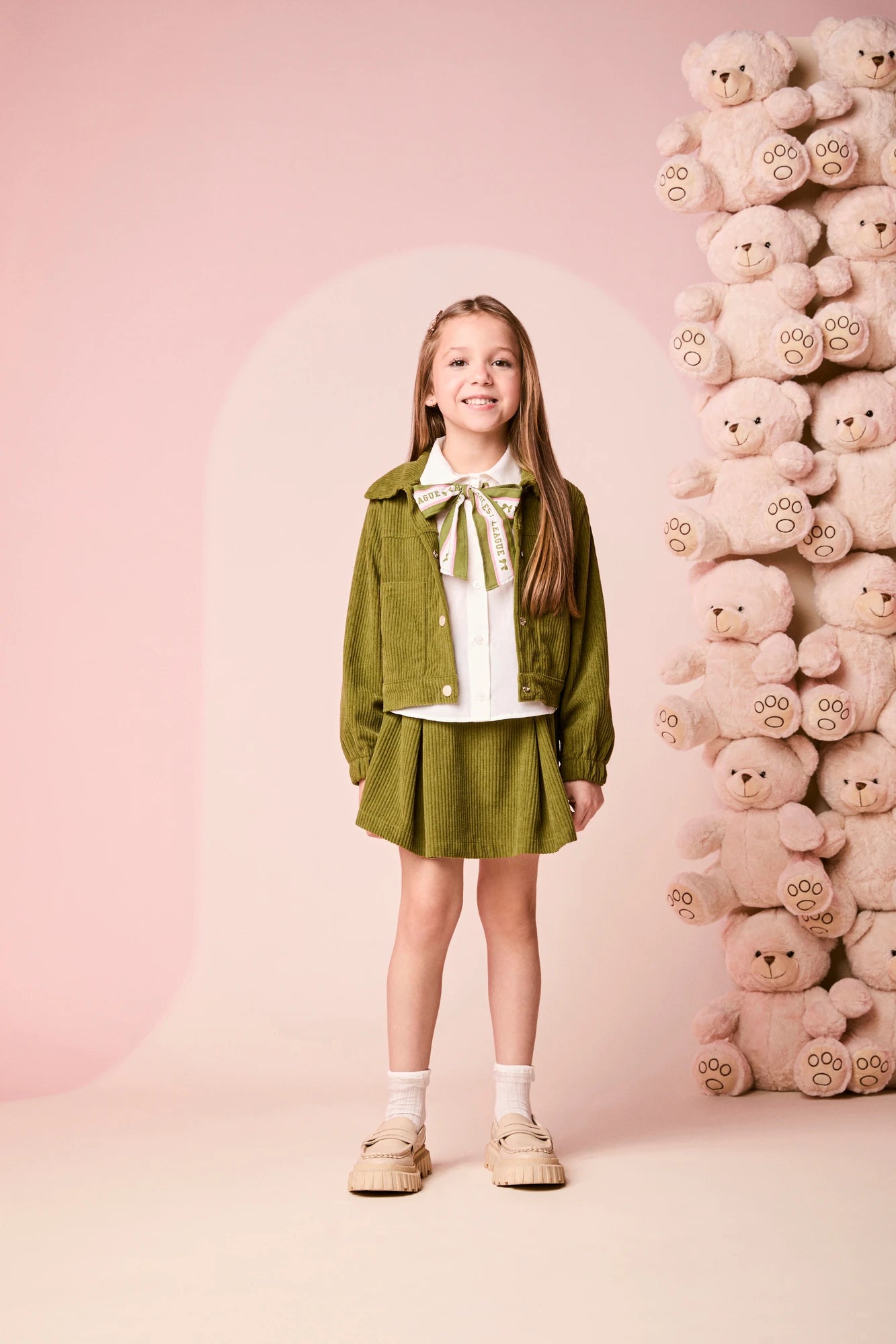 Jaqueta Infantil Momi Inverno Verde Veludo
