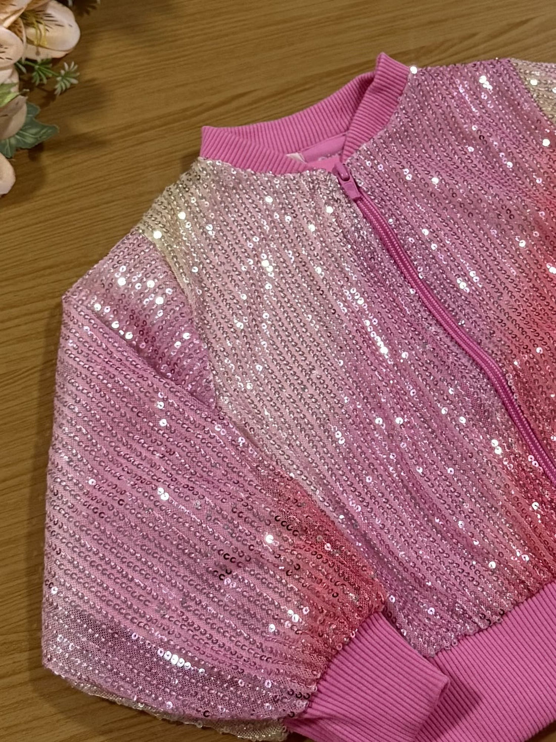 Jaqueta Infantil Cinti Inverno Paetê Colorido