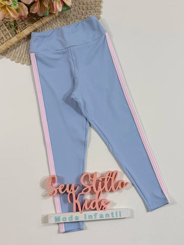Calça Legging Infantil Siri Kids Sport Jessica Azul 42644