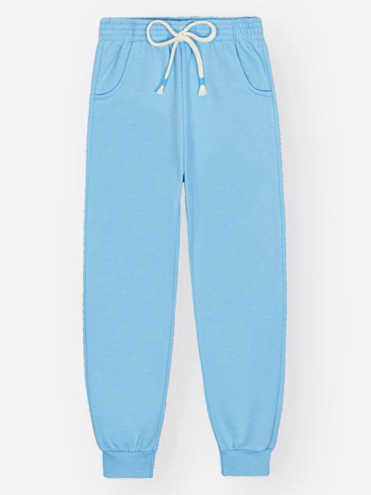 Conjunto Infantil Cinti Inverno com Calça e Moletom Flanelado Azul Unicórnio Coração