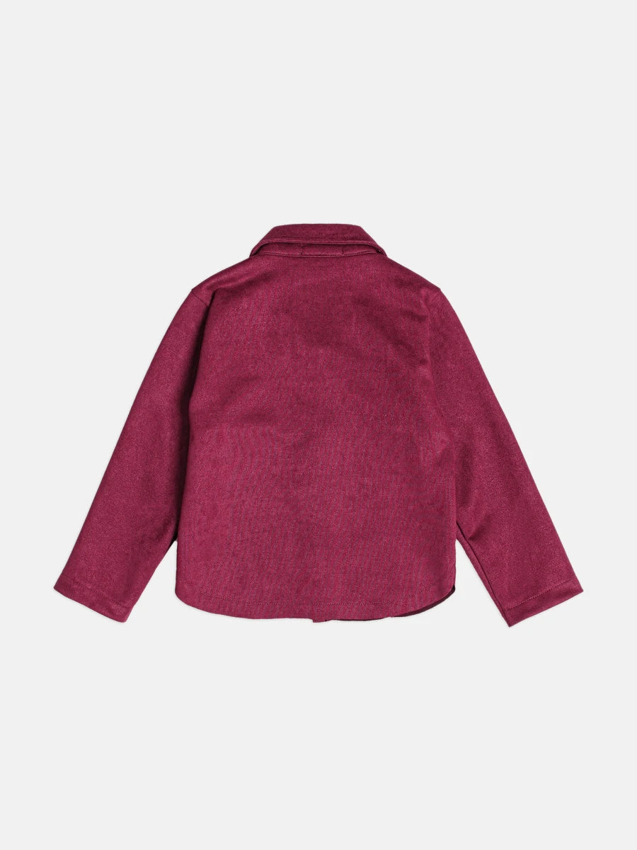 Jaqueta Country Infantil Momi Inverno Vinho
