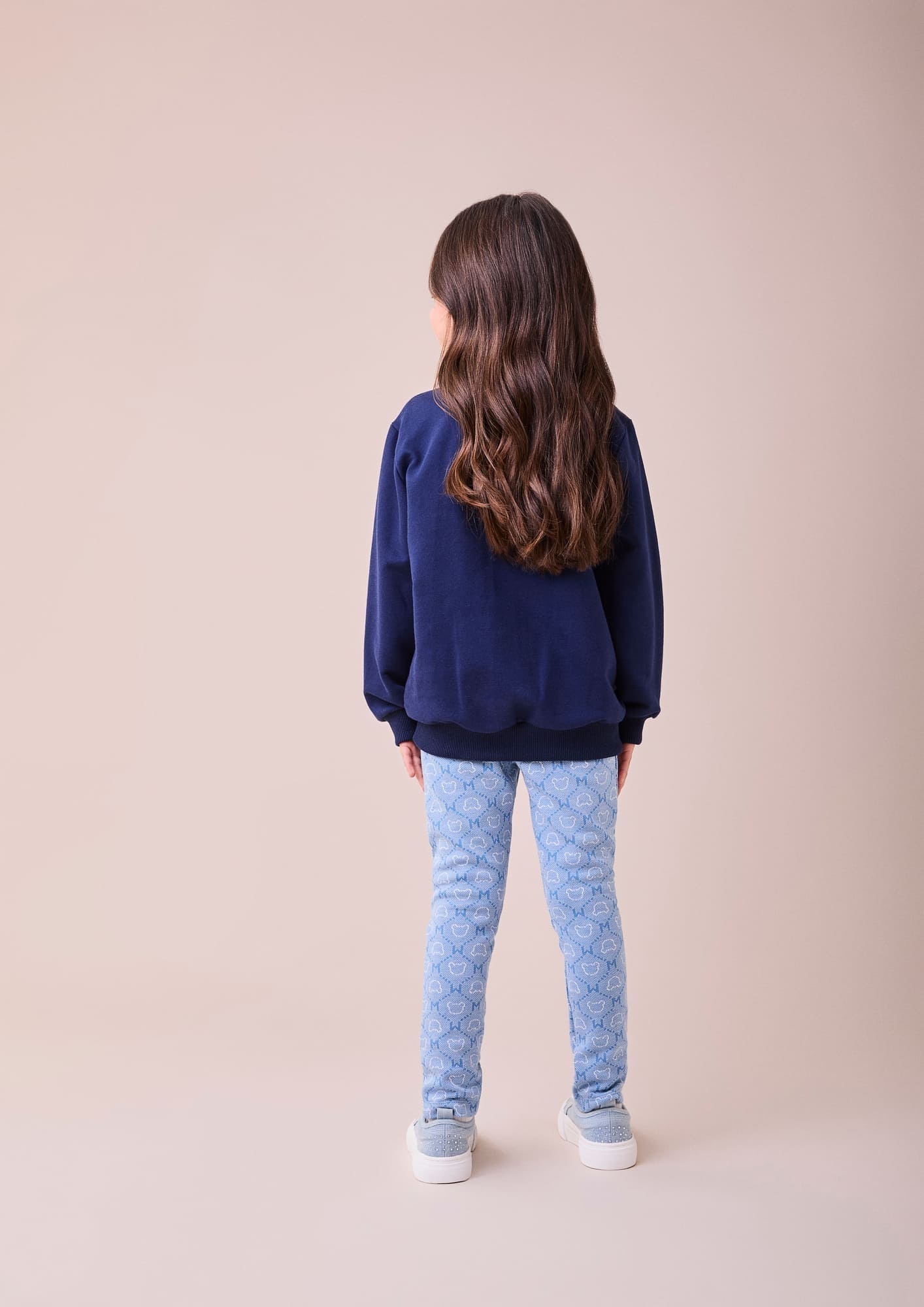 Conjunto Infantil Momi Inverno com Calça e Casaco Azul Marinho Ursinho