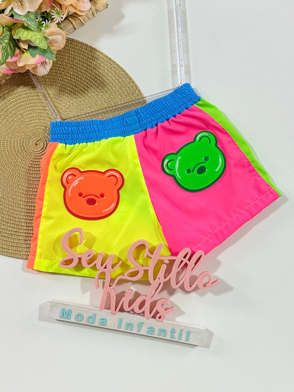 Shorts Infantil Siri Kids Nylon Thaís Gummy 39088