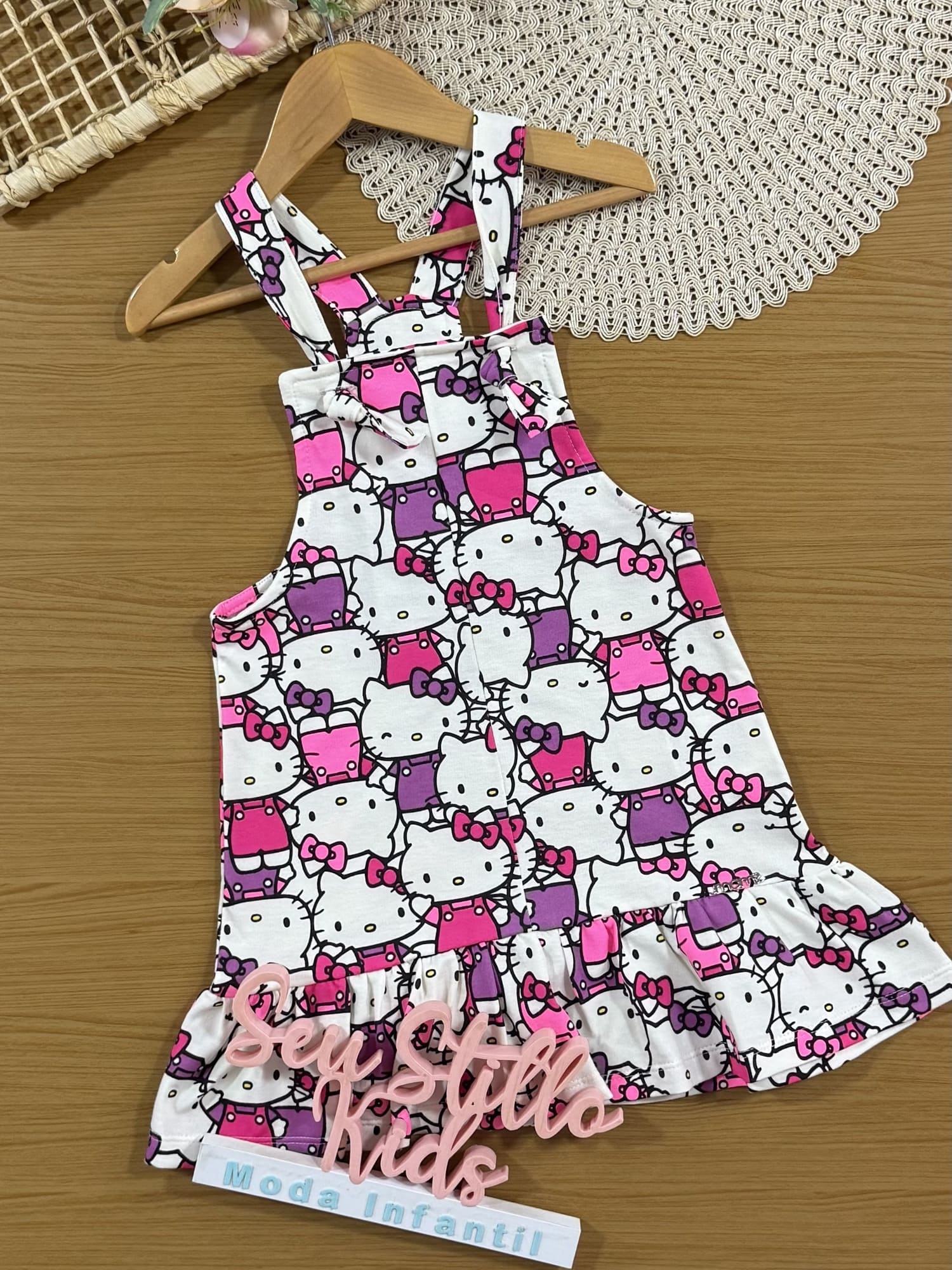 Salopete Infantil Momi Hello Kitty
