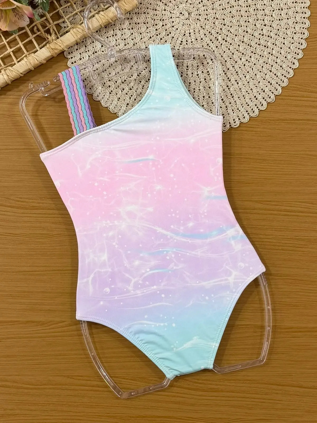 Maiô Infantil Menina Kukiê Lilás Mermaid