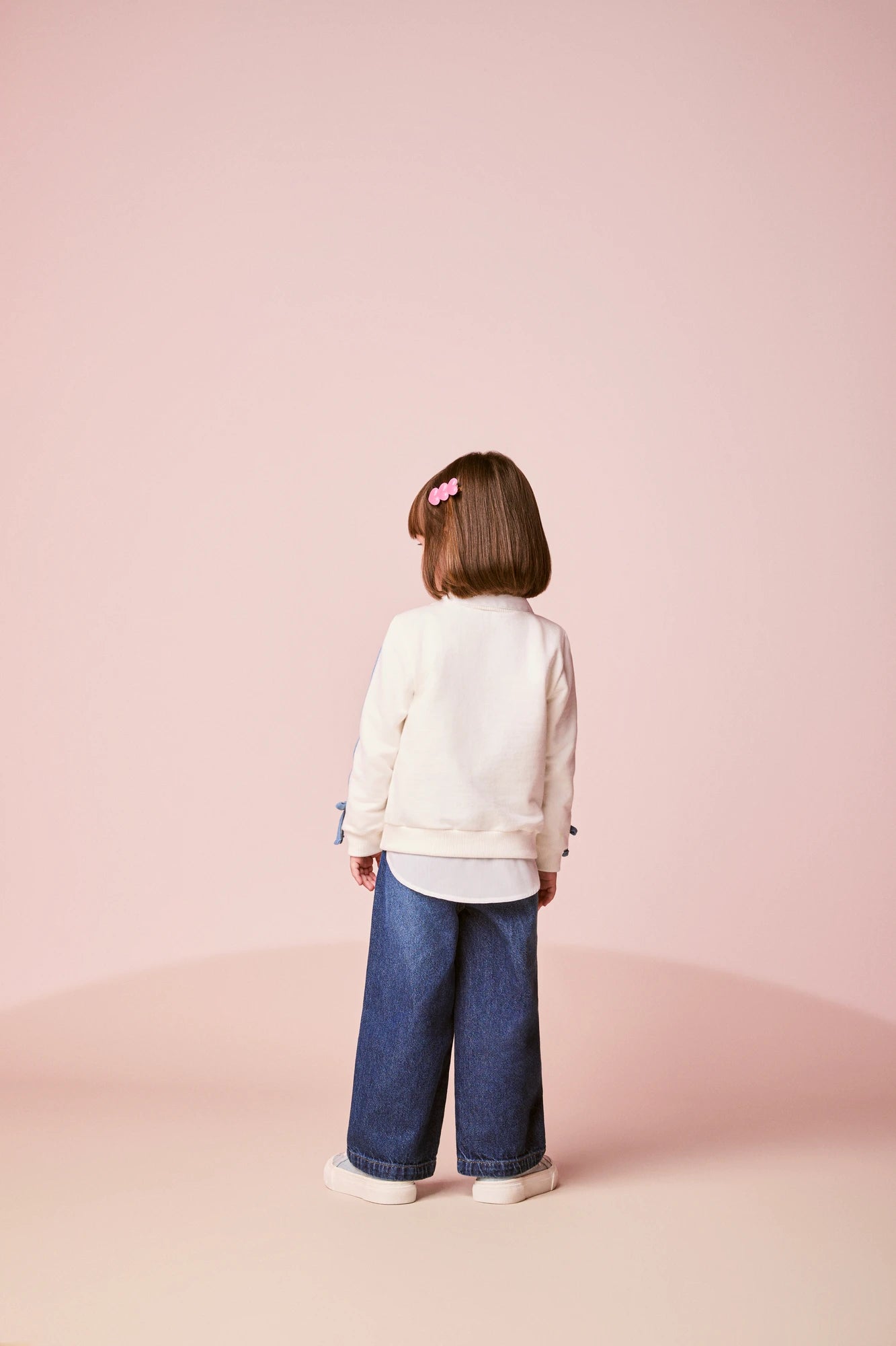Moletom Infantil Momi Inverno sem Flanela Branco Stitch
