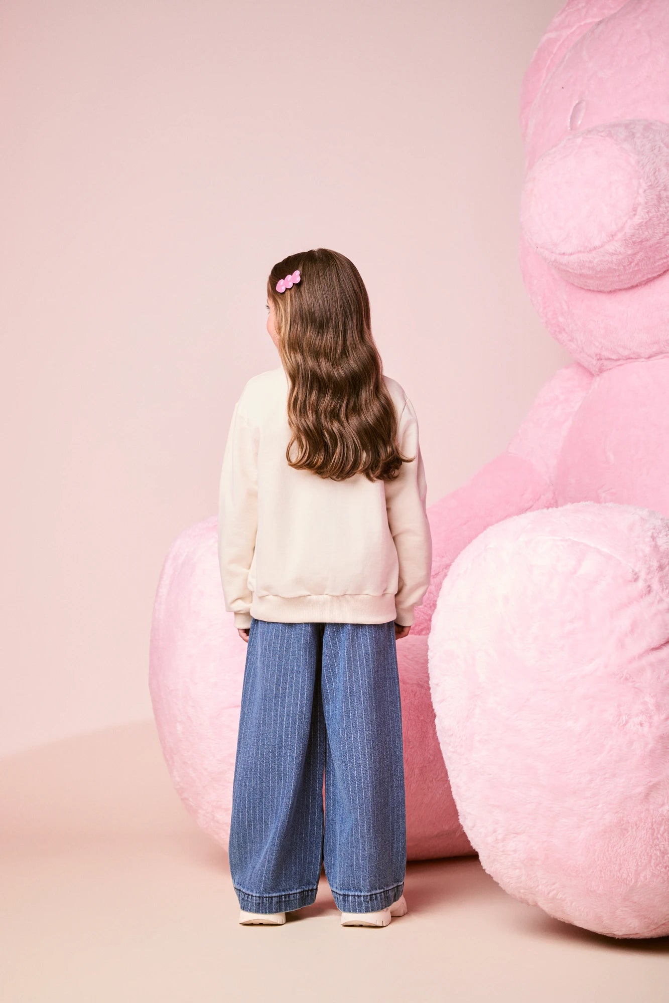 Moletom Infantil Momi Inverno sem Flanela Bege My Melody