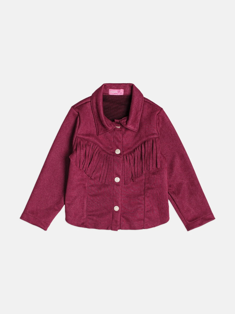 Jaqueta Country Infantil Momi Inverno Vinho