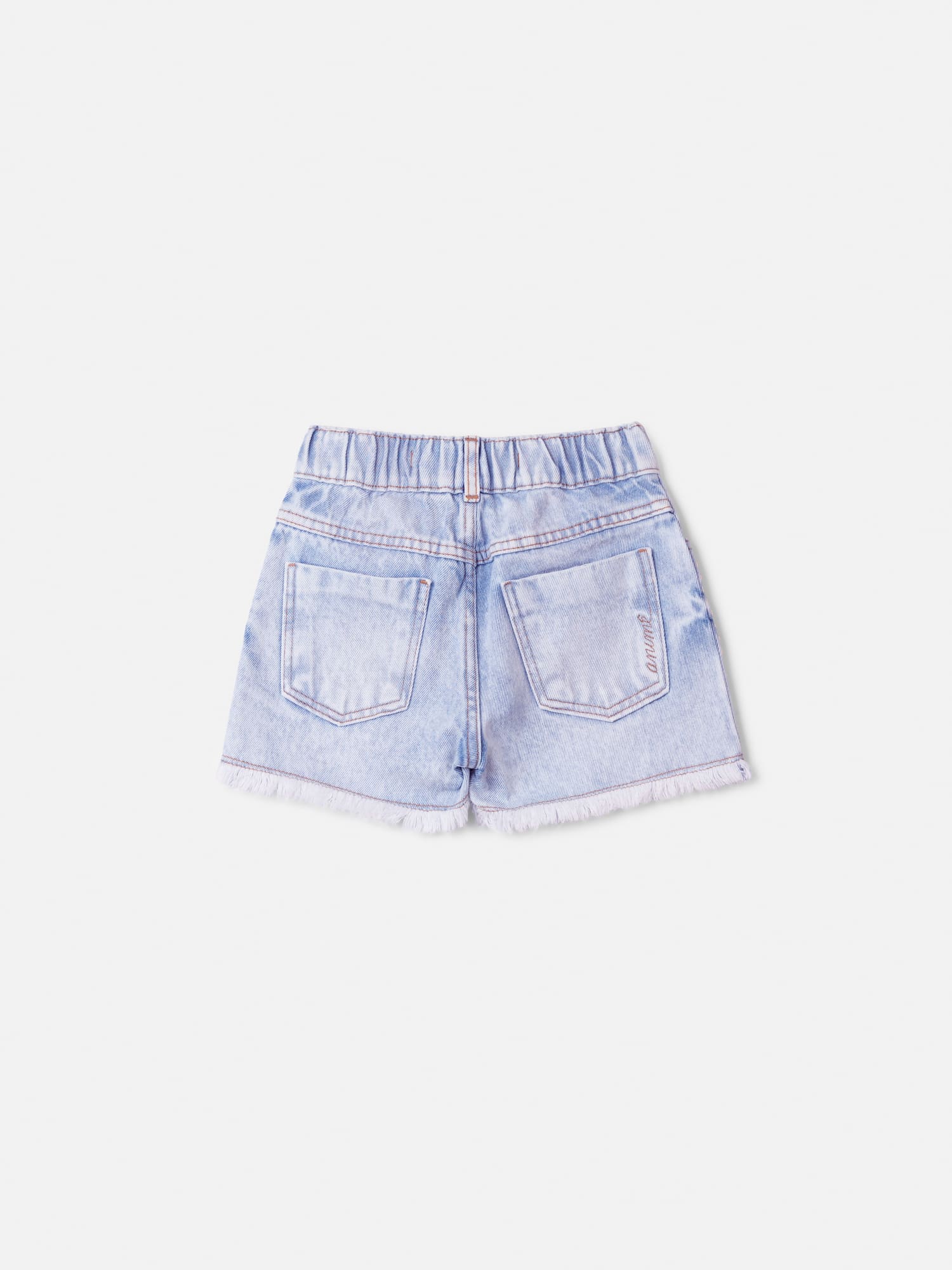 Shorts Infantil Animê Verão Jeans Country