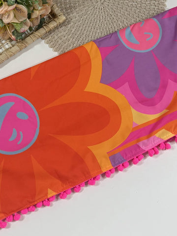 Toalha Infantil Siri Kids Cristal Happy Flower 40701