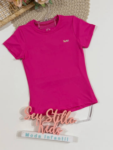 Blusa Infantil Siri Kids Sports Maria Acqual Rosa 42673