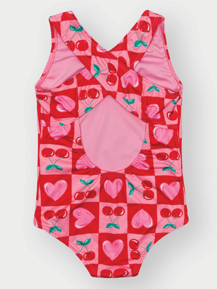 Maiô Infantil Cinti Verão Rosa Cerejinha