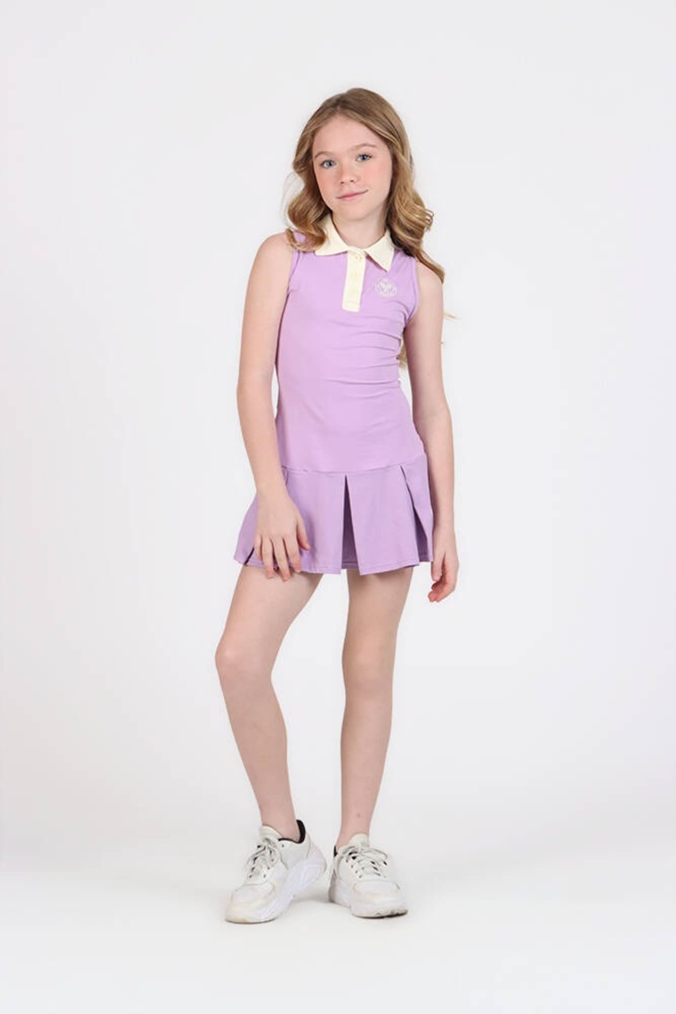 Vestido Infantil Siri Kids Sport Malu Lilás 41790
