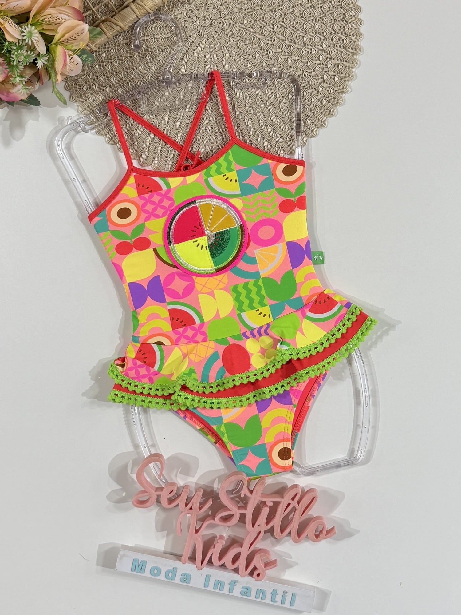 Maiô Infantil Siri Kids Tereza Frutale 40254
