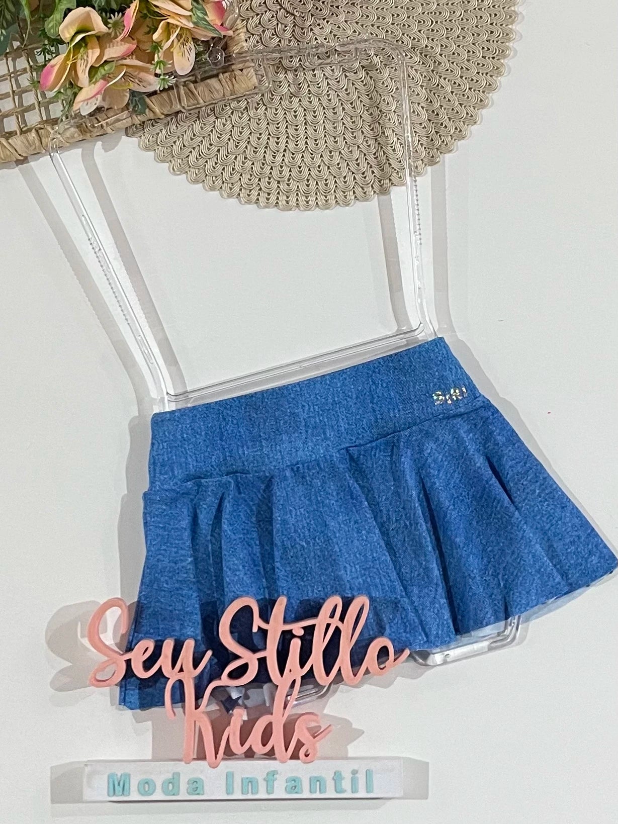 Saia Infantil Siri Azul Luisa Sea Jeans 43286