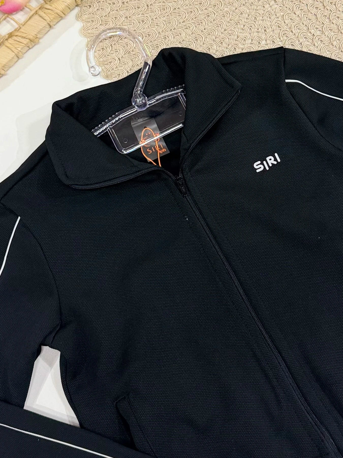 Jaqueta Infantil Siri Kids Sport Térmica Carol Silk Preta 42612