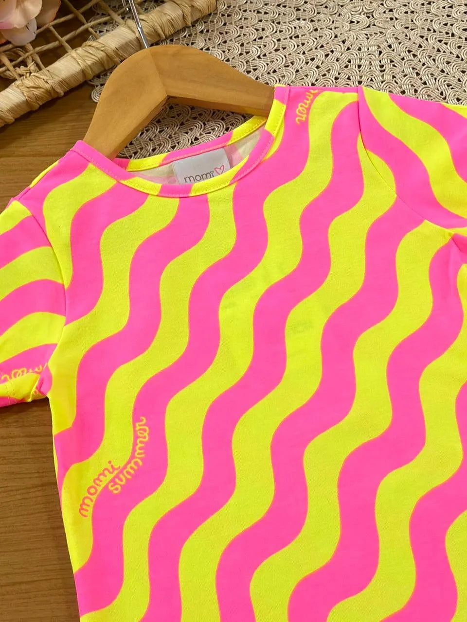 Blusa Infantil Menina Momi Ondas Coloridas