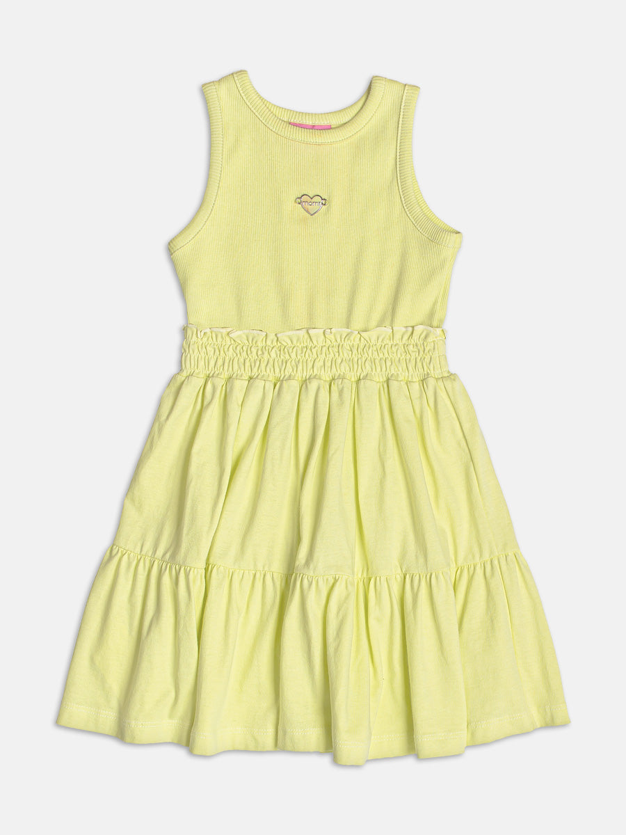 Vestido Infantil Momi Verão Verde
