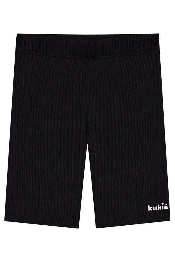Shorts Ciclista Infantil Menina Kukiê Preto