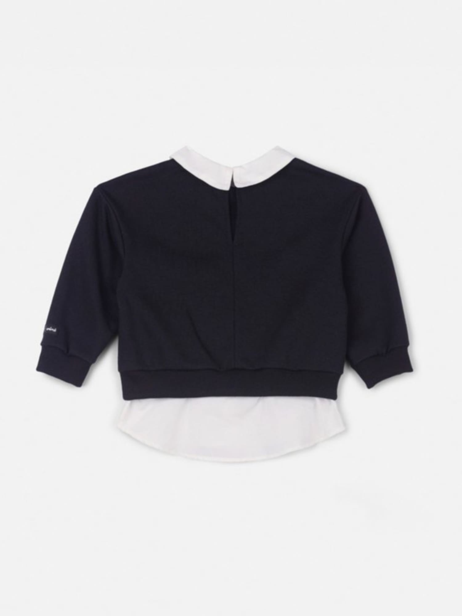 Conjunto Infantil Animê Inverno com Calça e Moletom com Flanela Preto Minnie e Mickey Disney