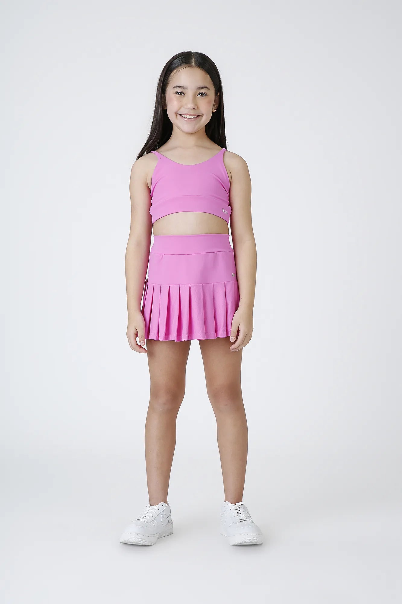 Top Infantil Siri Kids Sport Sara Patinação Rosa 42610