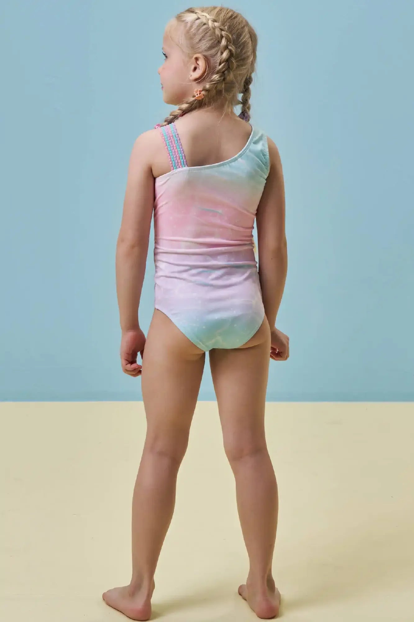 Maiô Infantil Menina Kukiê Lilás Mermaid