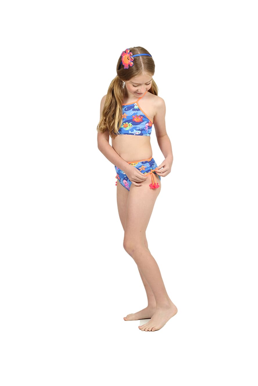 Biquíni Infantil Siri Kids Laila Azul Pixel 39011
