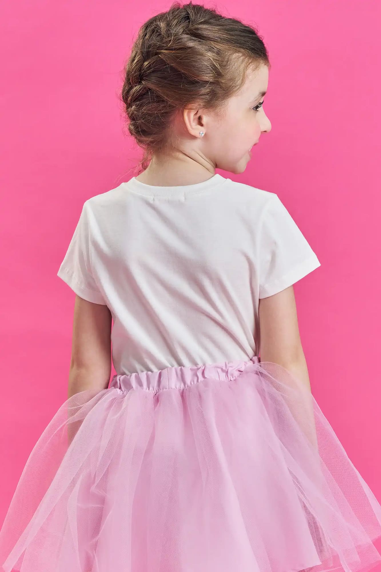 Blusa Infantil Kukiê Verão Branca Princesa Rapunzel
